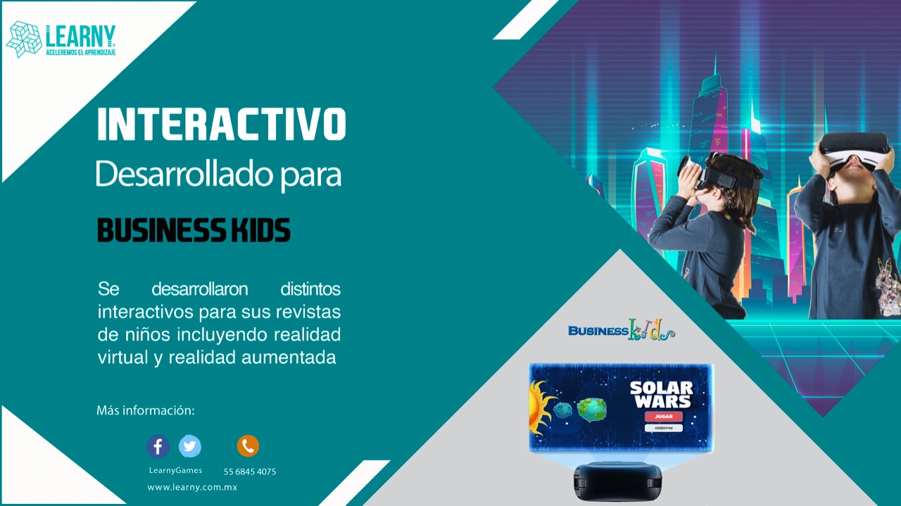 Se desarrollaron distintios interactivos para sus revistas de niños incluyendo Realidad Aumentada y Realidad Virtual.